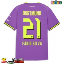 Camisa de Futebol Borussia Dortmund Fabio Silva #21 Equipamento Alternativo 2026-27 Manga Curta